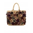 AFAR FLOMS S MULTISTRAW JUTA FLOWERS SMALL BAG