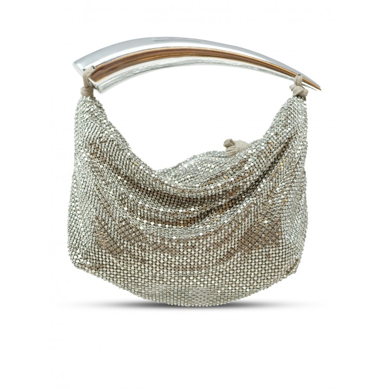 GEDEBE SILVER CRYSTALS BLAKE MINI BAG
