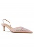 GEDEBE PINK TULLE AND CRYSTALS ANITTA SLINGBACK 80