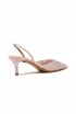 GEDEBE PINK TULLE AND CRYSTALS ANITTA SLINGBACK 80