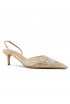 GEDEBE NUDE TULLE AND CRYSTALS ANITTA SLINGBACK 80