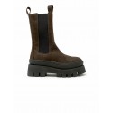 COPENHAGEN F6CPH685 SUEDE CHOCOLATE CHELSEA BOOTS