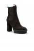 GIANVITO ROSSI G72899-70RIC-CAS BROWN SUEDE BARRY ANKLE BOOTIE