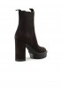 GIANVITO ROSSI G72899-70RIC-CAS BROWN SUEDE BARRY ANKLE BOOTIE