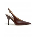 GIANVITO ROSSI G95605-95RIC-VIT LEATHER SOFIA BORDEAUX PUMPS