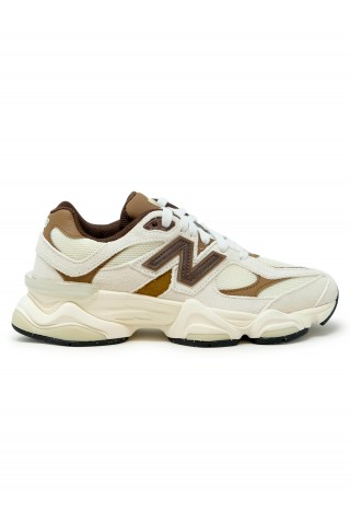 NEW BALANCE U90603EG BEIGE BROWN NUBUCK MESH SNEAKER