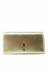 CHRISTIAN LOUBOUTIN 1265167 PL12 PLATINE/GOLD BETTINA CLUTCH BAG