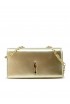 CHRISTIAN LOUBOUTIN 1265167 PL12 PLATINE/GOLD BETTINA CLUTCH BAG