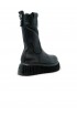 AGL D751529PGK7514013 MILAGROS BLACK LEATHER FUR BOOTS