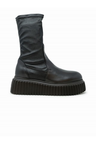 AGL D751559PGK06891013 MILAGROS BLACK LEATHER BOOTS