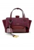 HIDESINS FL13DN070 FLAP S WINE SUEDE HANDBAG