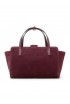 HIDESINS FL13DN070 FLAP S WINE SUEDE HANDBAG