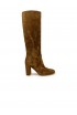 GIANVITO ROSSI G80627-85RIC-C45 SUEDE BROWN GLEN BOOTS