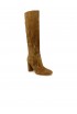 GIANVITO ROSSI G80627-85RIC-C45 SUEDE BROWN GLEN BOOTS