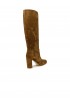 GIANVITO ROSSI G80627-85RIC-C45 SUEDE BROWN GLEN BOOTS