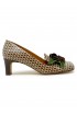 CHIE MIHARA SHUZ POIS BROWN BEIGE LEATHER PUMPS