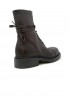 PAROSH D060130 HIMSHOE 086 DARK BROWN LEATHER LACE UP BOOTS
