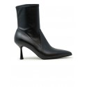 SERGIO LEVANTESI JANET67 BLACK LEATHER ANKLE BOOTS