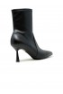 SERGIO LEVANTESI JANET67 BLACK LEATHER ANKLE BOOTS