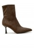 SERGIO LEVANTESI JANET 67 SUEDE BROWN ANKLE BOOTS