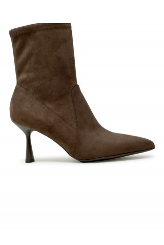 SERGIO LEVANTESI JANET 67 SUEDE BROWN ANKLE BOOTS