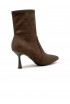 SERGIO LEVANTESI JANET 67 SUEDE BROWN ANKLE BOOTS