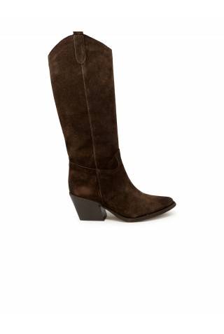 PAROSH D060144 TAMSHOE SUEDE BROWN TEXAN BOOTS