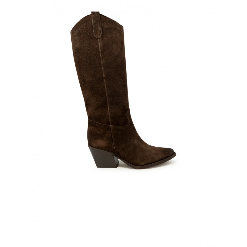 PAROSH D060144 TAMSHOE SUEDE BROWN TEXAN BOOTS