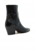 PANTANETTI 20271L BLACK LEATHER ANKLE BOOTS