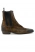 PANTANETTI 220241A BROWN SUEDE ANKLE BOOTS