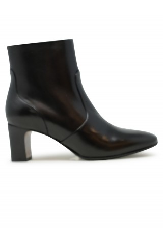 MARA BINI F570 DARK BLACK RUBBER GINA ANKLE BOOTS