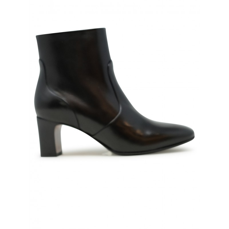 MARA BINI F570 DARK BLACK RUBBER GINA ANKLE BOOTS
