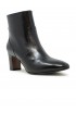 MARA BINI F570 DARK BLACK RUBBER GINA ANKLE BOOTS