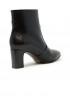 MARA BINI F570 DARK BLACK RUBBER GINA ANKLE BOOTS