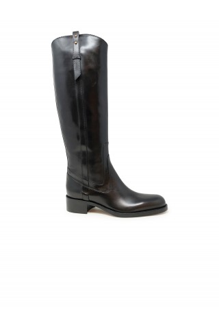 SARTORE SR500001 PARMA BLACK LEATHER BOOTS