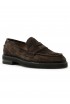 SANTONI WUQE72359BJ1NVCYT50 QUENTIN SUEDE BROWN LOAFERS