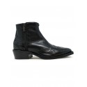 DUCCIO DEL DUCA DD151 BLACK LEATHER BOOTS