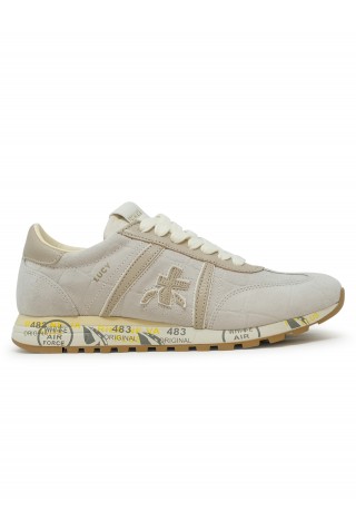 PREMIATA LUCYD0.1 VAR.8413 LEATHER TAUPE SNEAKERS