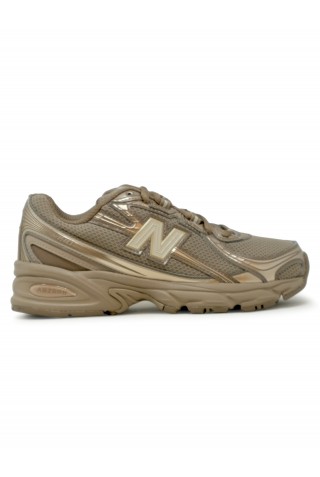 NEW BALANCE U7402XX MUSHROOM TIMBERWOLF MESH NUBUCK SNEAKERS