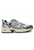 NEW BALANCE U530COC SEA SALT AND MAGNET MESH NUBUCK SNEAKERS