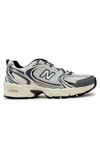 NEW BALANCE U530COC SEA SALT AND MAGNET MESH NUBUCK SNEAKERS