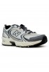 NEW BALANCE U530COC SEA SALT AND MAGNET MESH NUBUCK SNEAKERS