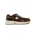 NEW BALANCE U530SCW PUMPERNICKEL SEA SUEDE MESH SNEAKERS