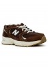 NEW BALANCE U530SCW PUMPERNICKEL SEA SUEDE MESH SNEAKERS