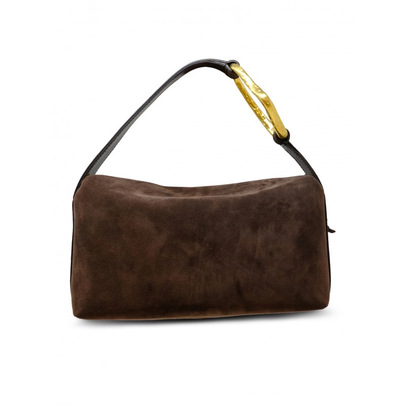 BIAGINI 9082 LIAISON TAUPE SUEDE BAG