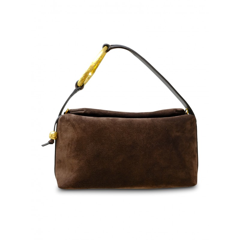 BIAGINI 9118 LIAISON TAUPE SUEDE BAG