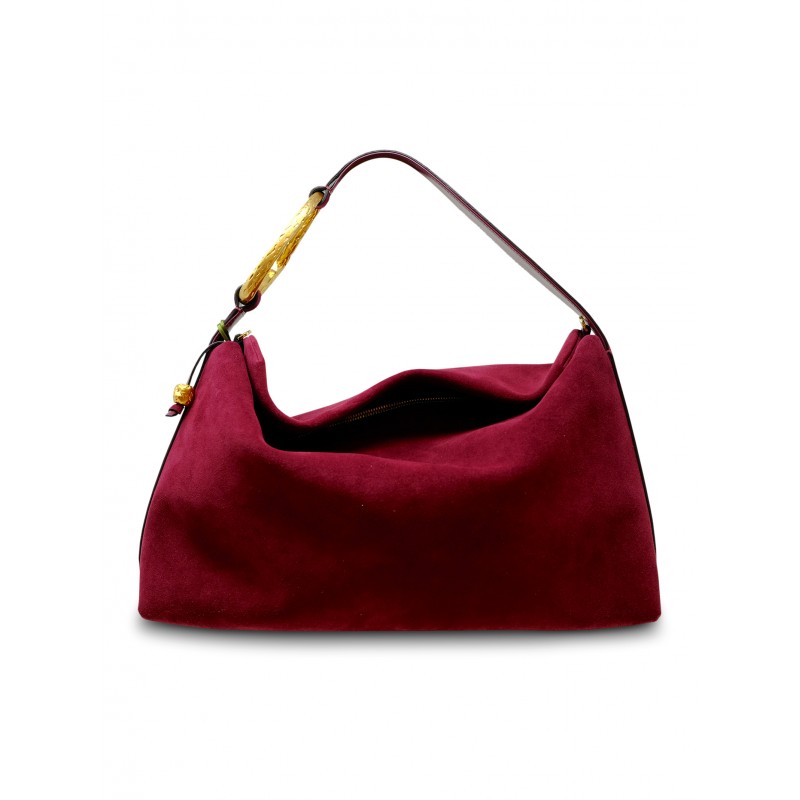 BIAGINI 9118 LIAISON BORDEAUX SUEDE BAG