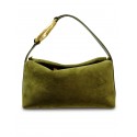 BIAGINI 9118 LIAISON GREEN SUEDE BAG