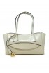 HIDESINS SH13VGWHT S LEATHER VINTAGE WHITE SHOPPER HANDBAG
