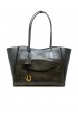 HIDESINS SH12LGGRN LEATHER LAGOON GREEN SHOPPER HANDBAG